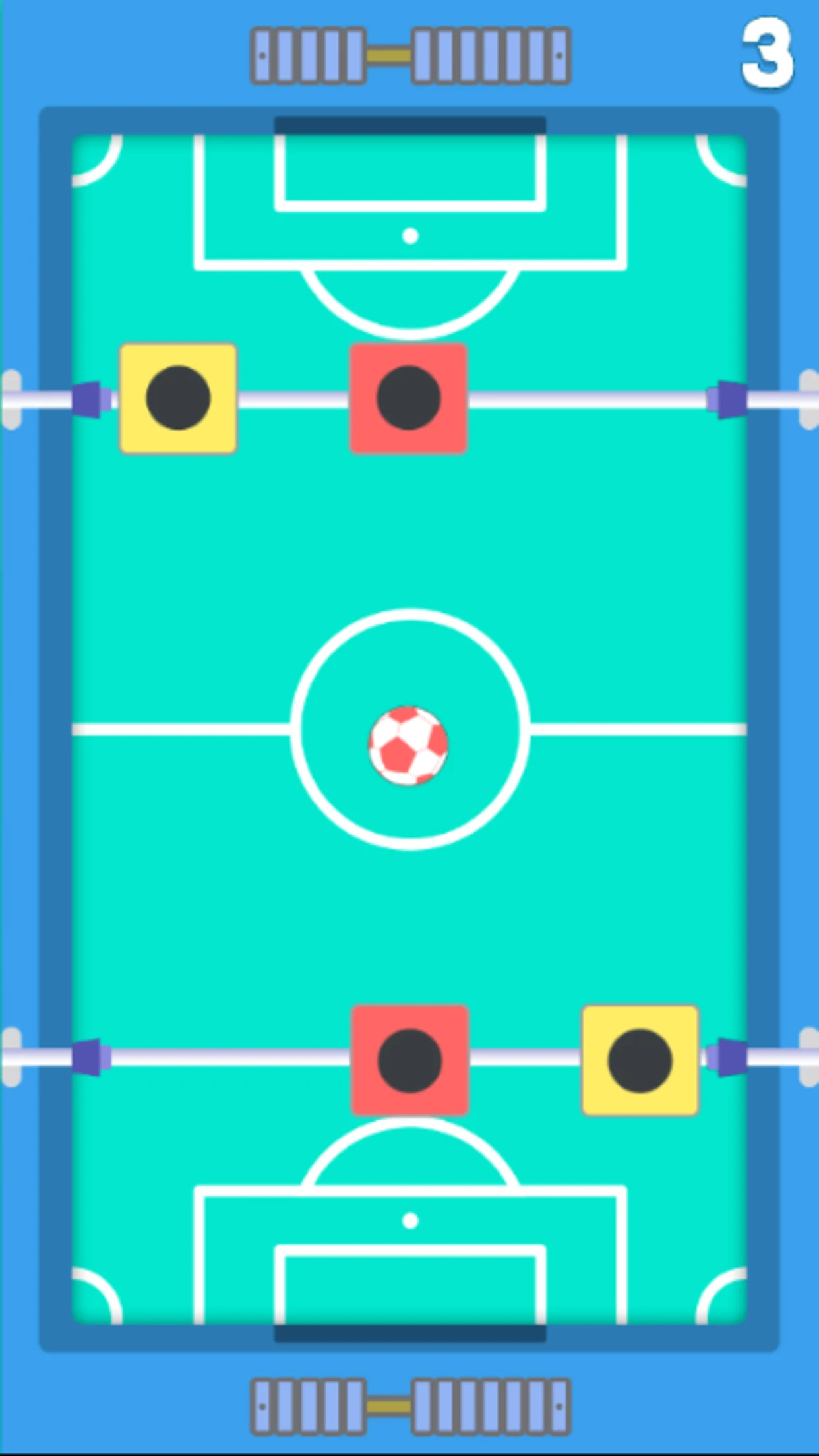 Tap Soccer: Mini Foosball screenshot
