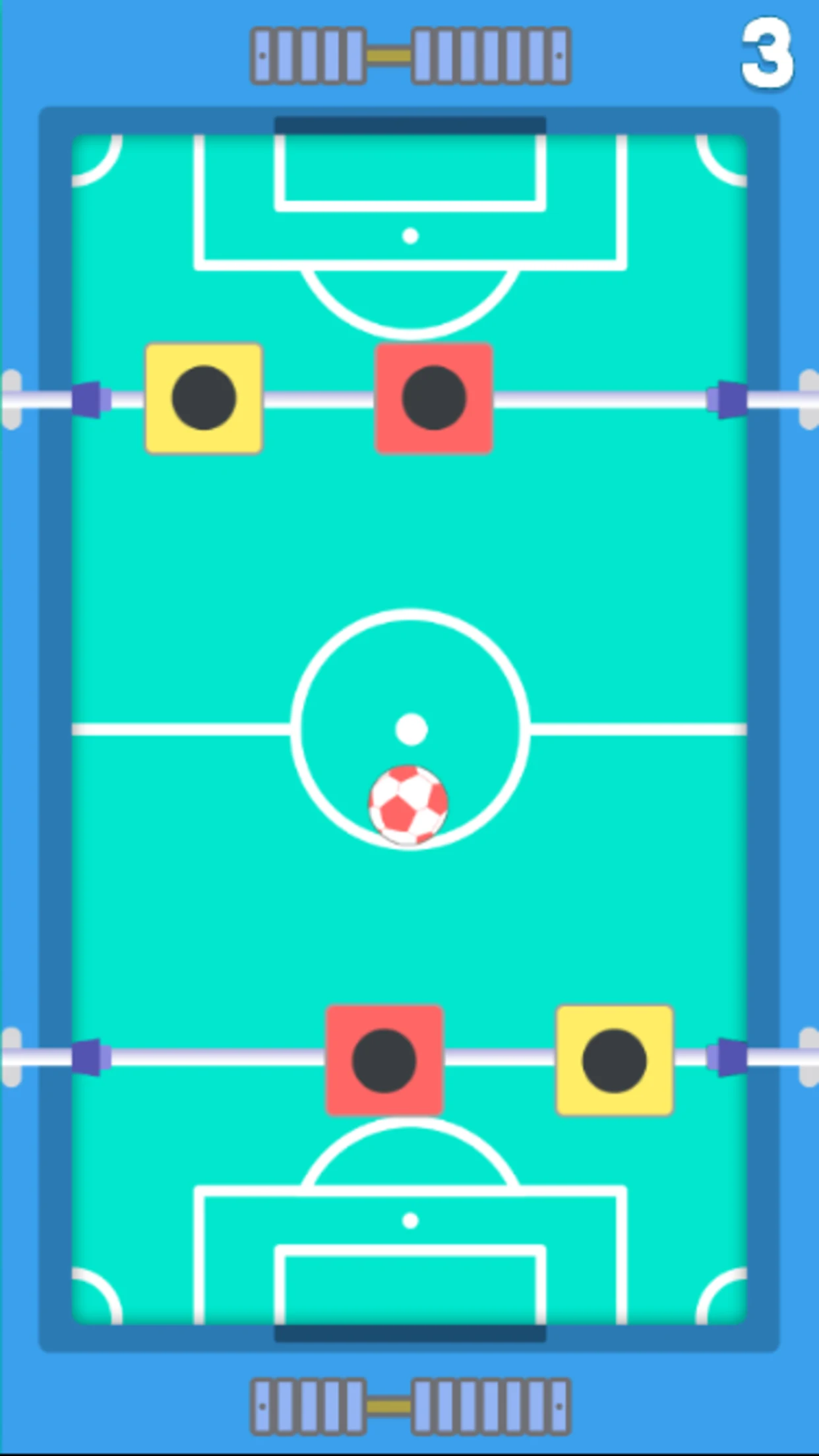 Tap Soccer: Mini Foosball screenshot