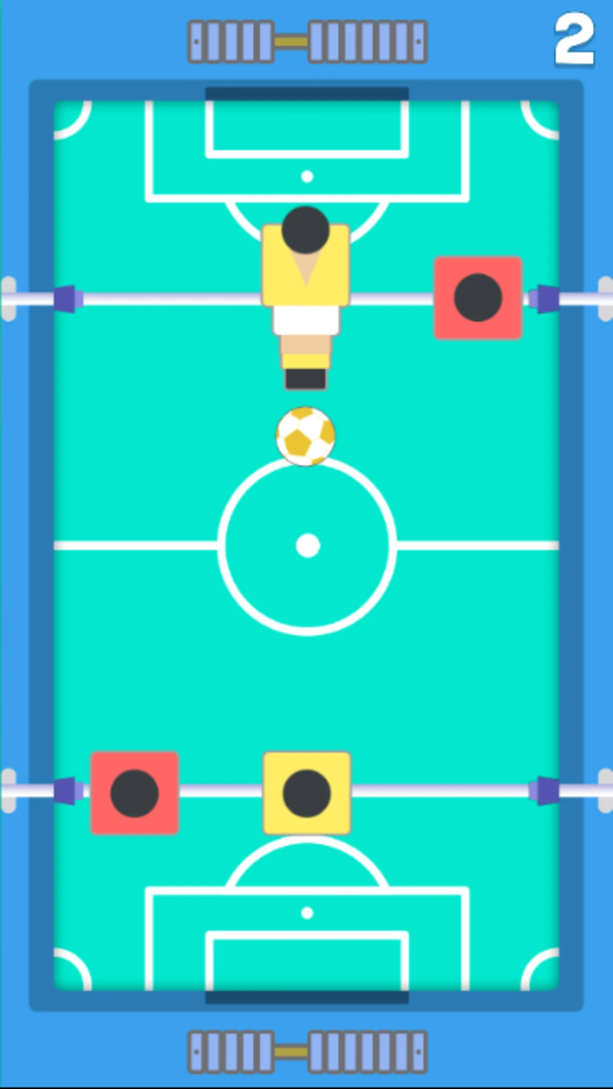Tap Soccer: Mini Foosball screenshot